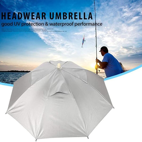 Håndfri paraplyhat, fiskehoved paraply Havearbejde Vandring