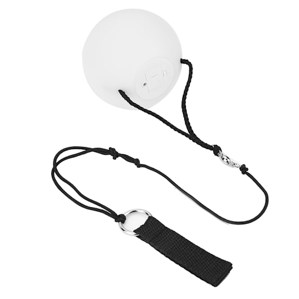 White Dance Hand Props LED Light Up Juggling Thrown Balls With Adjustable Strap