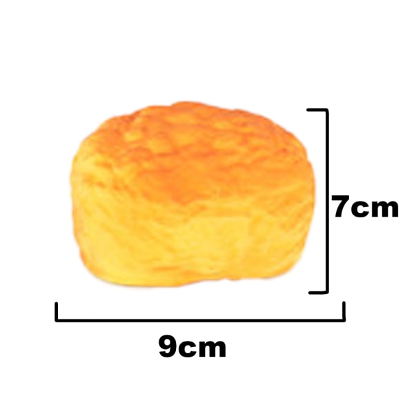 3st Faux Fake Donut Mat Bröd Dekoration Modell Leksaksrekvisita