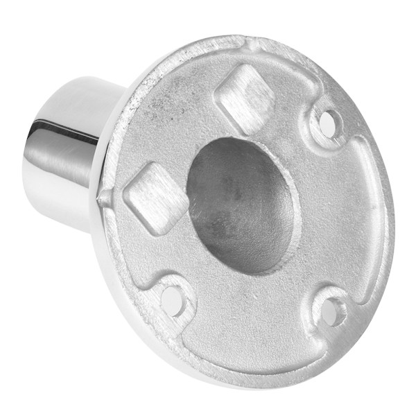 60 Degree Round Tube Base Hand Rail Railing Fitting 316 Stainless Steel Marine Boat Hardwares25mm/1in