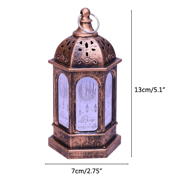 Ramadanlykta Festival LED Elektronisk Nattlampa Dekoration Bordlampa Ramadan Dekoration LED Eid Mubarak Nattlampa för Heminredning