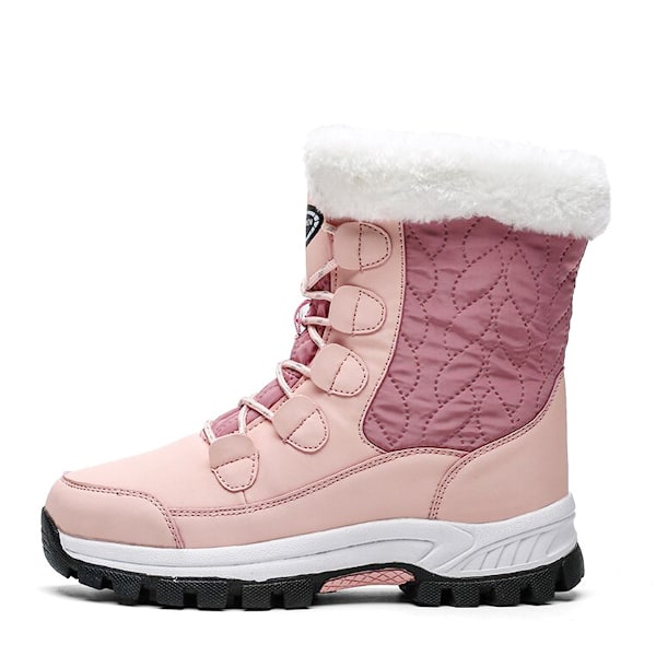 Travel Sports Northeast Large Size Snow Boots Women's Outdoor Travel High-top Cotton Shoes Women's Mid-barrel Boots Winter