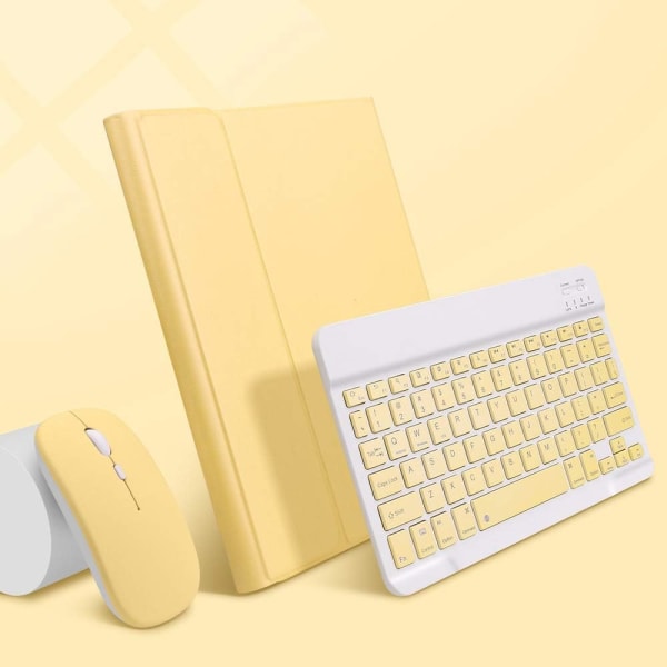 IPad Air 4 Tastaturveske med mus, Bakgrunnsbelysning Avtagbar Slim