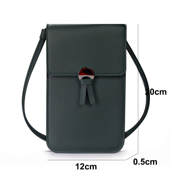 Kompatibel med mobiltelefonväska, Crossbody-väska med flera fickor