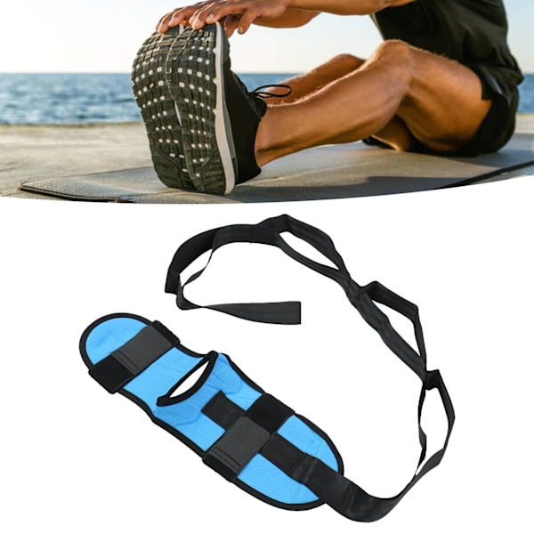 Leg Stretching Strap Muscle Relaxing High Elasticity Improve Flexibility Rehabilitation Foot Stretch Strap Blue