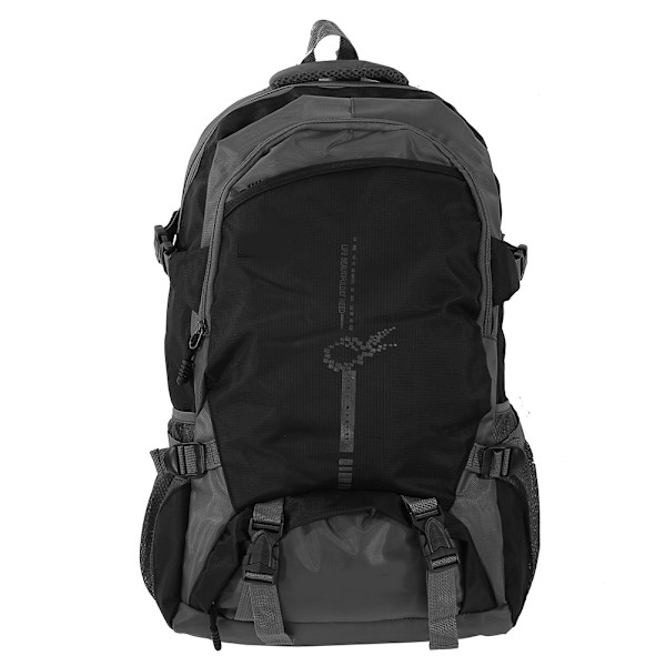 45L Capacity Nylon Waterproof Sports Bag Hiking Camping Climbing Travel Outdoor Backpack Black