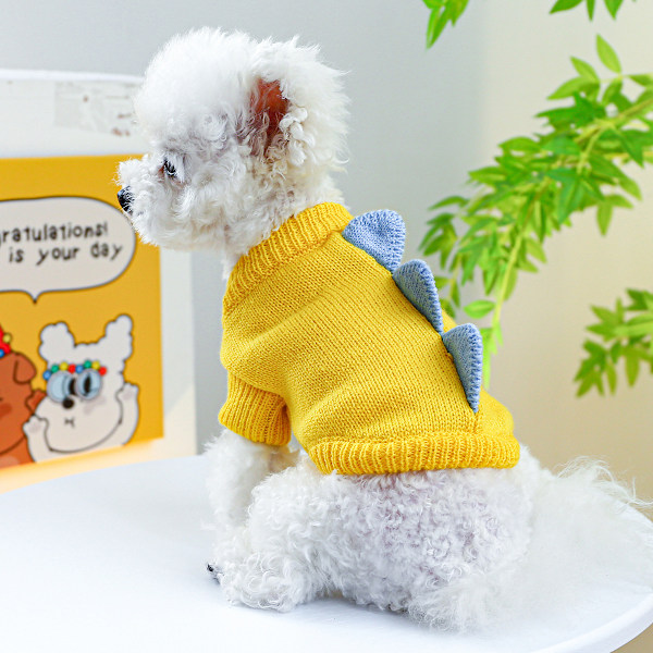Hundtröjor för små hundar, Husdjurströjor Klassisk stickad vintertjejpojke Hundkläder Chihuahua-kappa Varm valpkostymkläder