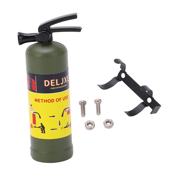 RC-bil Brandsläckare Simuleringsdesign Levande Lätt Mini Brandsläckare Leksak RC-bil Tillbehör Grön