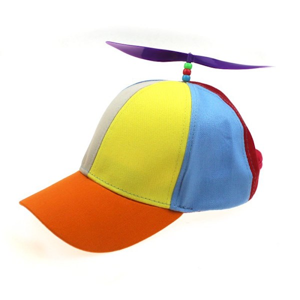 Detachable propeller bamboo dragonfly baseball cap spring and summer children’s sunshade parent-child cap