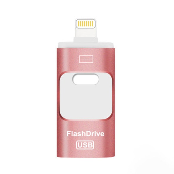 Flashminne, USB 3.0 Minnestick, Fotominne, Extern Lagring, 64GB, 32GB Rose gold 32GB