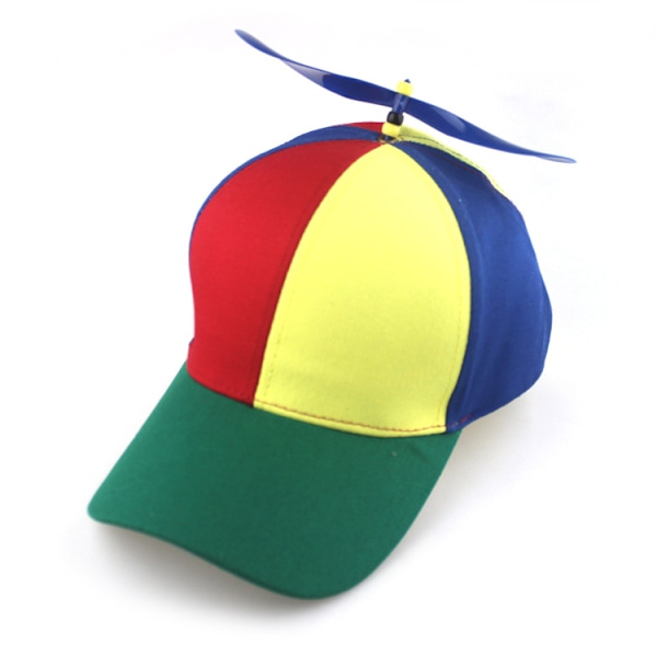 Detachable propeller bamboo dragonfly baseball cap spring and summer children’s sunshade parent-child cap