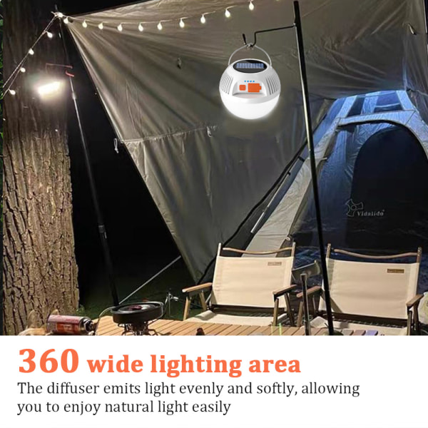 Camping Tent Light Mini Lykta Ficklampa för Emergency Hurrica