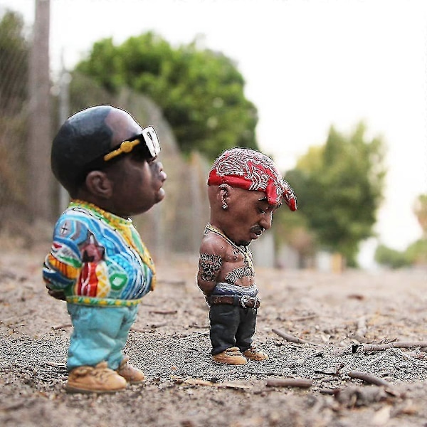 Hip Hop, Rapper, Minnesmärke, Resin Ornament, Dekoration Tupac Black