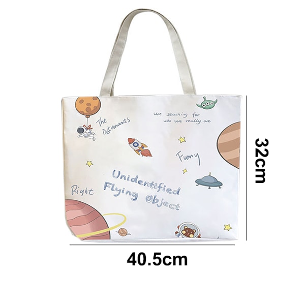 Tote Bag, Genanvendelige Indkøbsposer, til Julegaver, Shopping & Strand