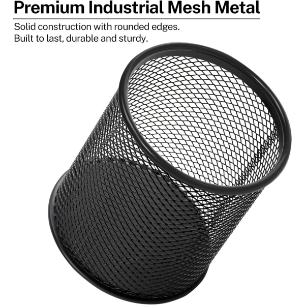 Penneholder for skrivebord, Premium Mesh Metal blyantholder Pennekopp Ma