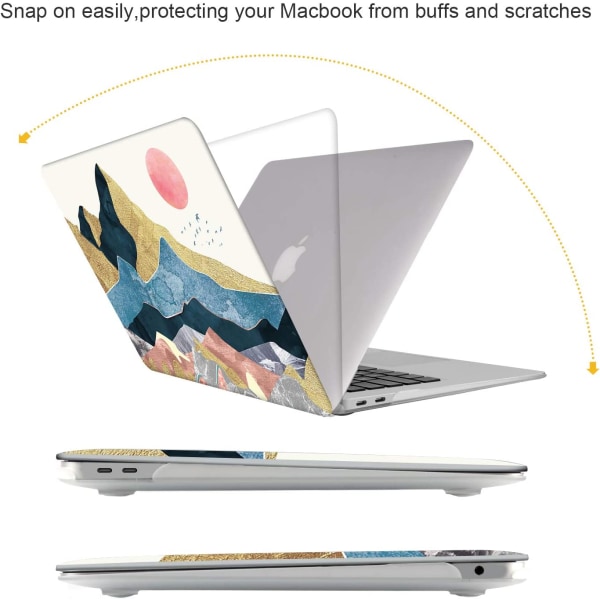 MacBook Air 13 tuuman case 2020 2019 2018, julkaisu A2337/A2179/A193