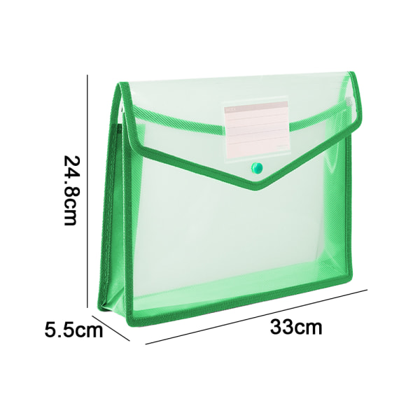 A4 filväska transparent filväska med stor kapacitet med business