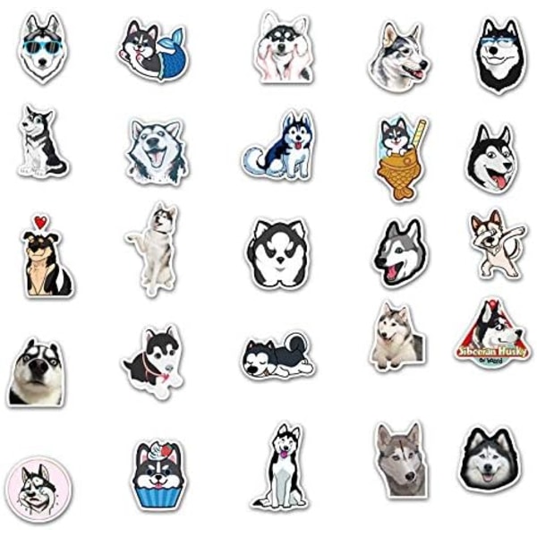 Husky Hunde Stickers af 50 Vinyl Decal Merchandise Laptop