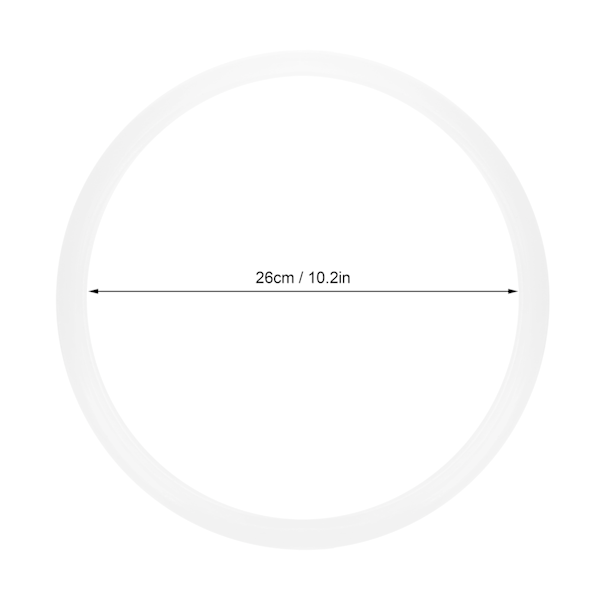 5 st tryckkokare tätningsring klar universell rostfritt stål tryckkokare packningar O-ring 26 cm