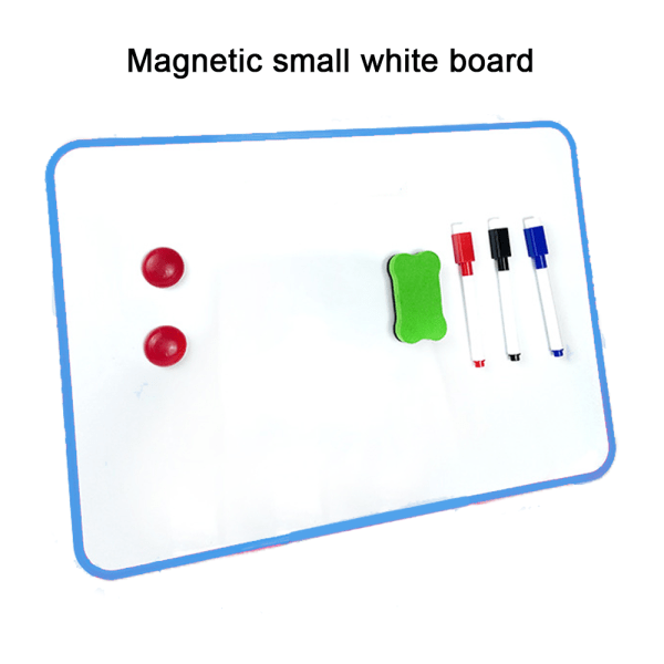 Magneettinen kaksipuolinen pieni valkotaulu Kova magneettitaulu