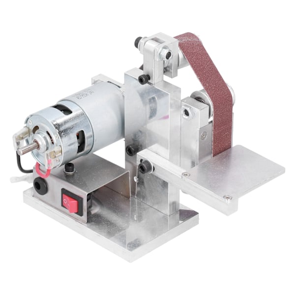 Mini Bältslipmaskin Elektrisk DIY Polerings- och Slipmaskin 7 Hastigheter DC12‑24V Typ 20 110‑240VEU-kontakt