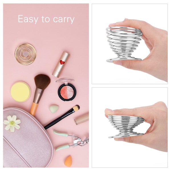 Skønhedssvamp Holder, Svampe Makeup Blender Holder, Makeup Pudder Puff Svampe Holder Skønhedsværktøj Tørretumbler Tørrestativ Æg Pudder Puff Display Stativ