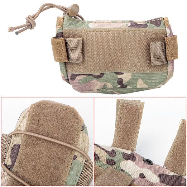 MK2 Batterietui for Hjelm Jakt Airsoft Hjelmer Batteripose (camo)