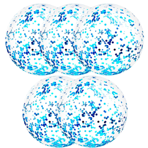 5 Pack Beach Ball Jumbo Pool Lelut Balls jättiläinen konfetti