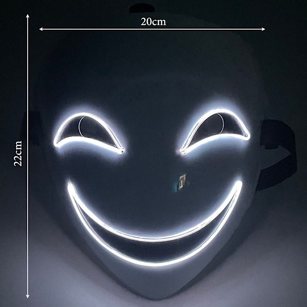 Halloween-masker med LED-lys