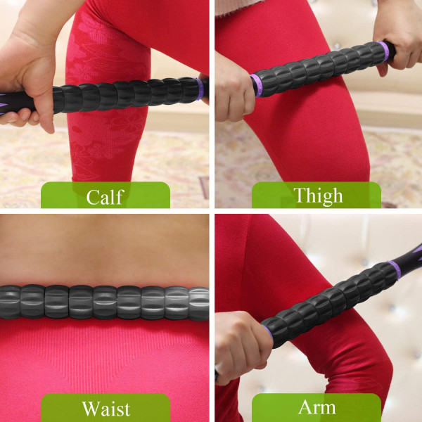 Muscle Roller, Massasje Roller Stick for idrettsutøvere, Hjelp til å redusere