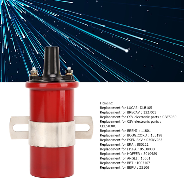 12V Sytytyskela DLB105 Electronic Motion Sports Ei-Ballast Sytytyskela Vaihto LUCASille