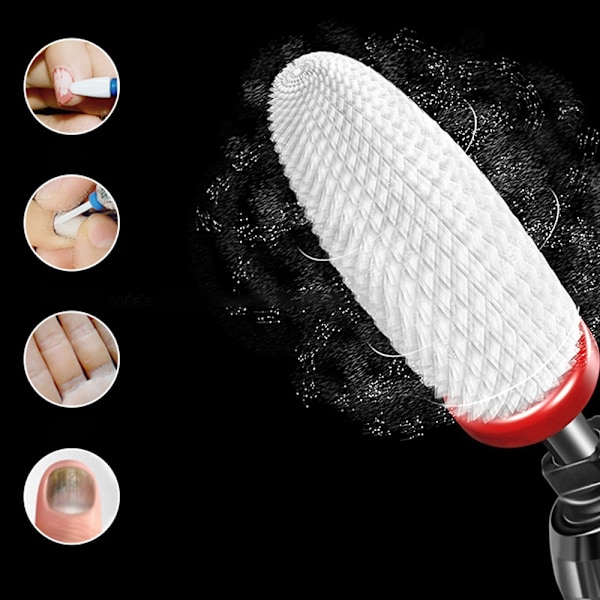 Nagelkonst USB-laddningsbar nagelfilsmaskin med slipspets i pennform för manikyr och pedikyr, nagelkonstverktyg, nagelfil, elektrisk nagelfilsmaskin med LED