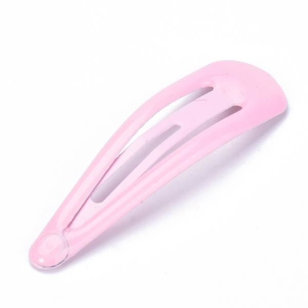 Ljus Rosa, Emaljerade, click-clack, hårspänne Rosa