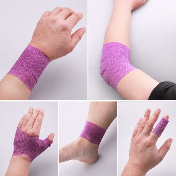 5 stk. selvklæbende bandager selvklæbende forbinding selvklæbende forbud