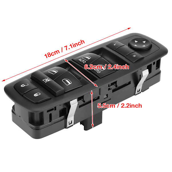 Front Left Driver Side Power Master Window Switch for Dodge Ram 2009-2012 4602863AD 4602863AB