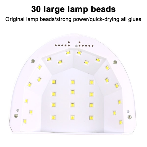 UV LED Nagelljus 150W, NAILGIRLS Snabb Professionell Nageltorkare för Gellack med 4 Timerinställningar & Smart Sensor Nagelljus för Manikyr/Pedikyr