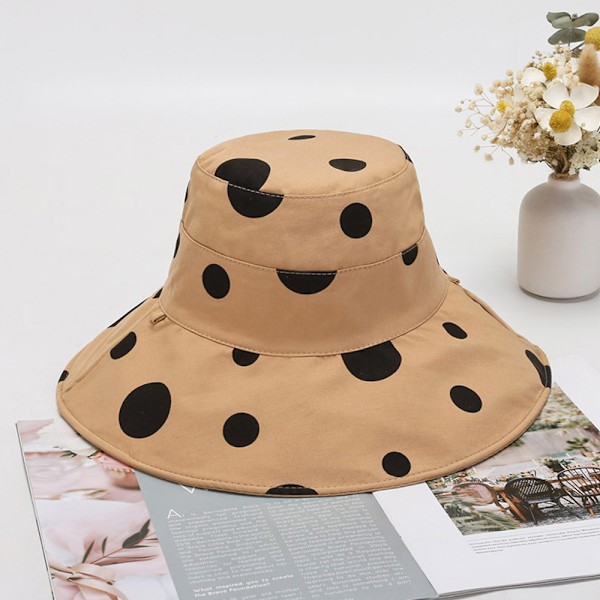 Solhatt Bomulls Bucket Hat Mote Sommer Strand Bredbremmet Hatt Reise