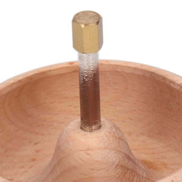 Perle Spinner DIY Perletråd Drejebowl 10cm Træ Manuel Perletrådning Værktøjssæt til Smykkefremstilling