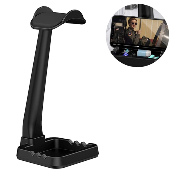 Headphone Stand, Desktop Headset Holder - Desk Earphone Stand, f