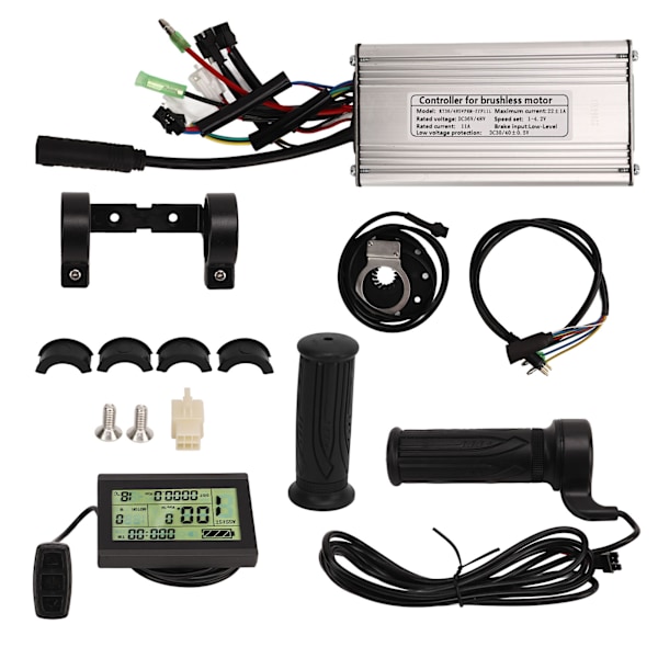 36V 48V 500W Elcykel Controller Kit med 20A Sinus Controller LCD3 Panel Gasgreb til Elcykel Scooter