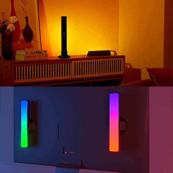 Älykkäät LED-valopalkit, RGB-valopalkit kohtaustiloilla ja musiikilla