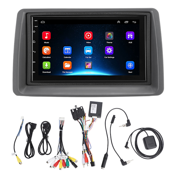 Autoradion 7 tuuman kosketusnäyttö Wifi GPS-navigointi Langaton Carplay Android 12:lle Fiat Panda 2003-2012 korvaava 1 Gt RAM + 16 Gt ROM + Carplay