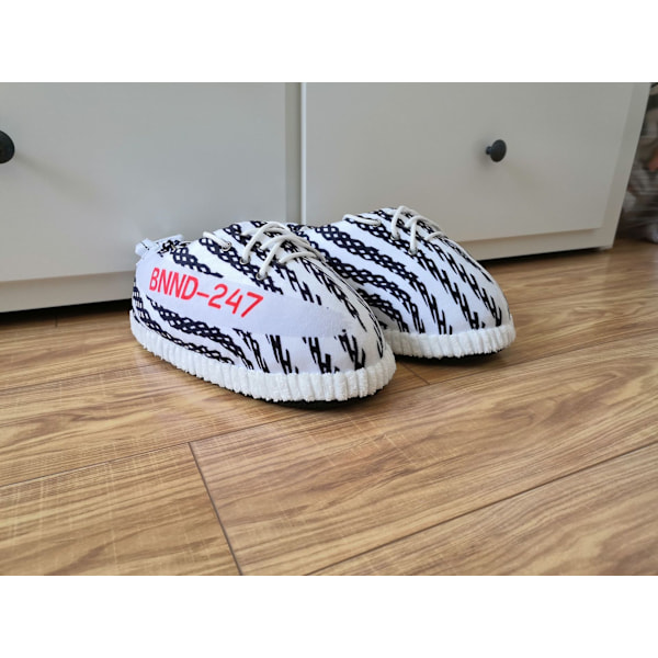 Cotton Tofflor, Indoor Outdoor Shoes, White, Size 36-44 Vit kokosnöt Inredning (36-44)