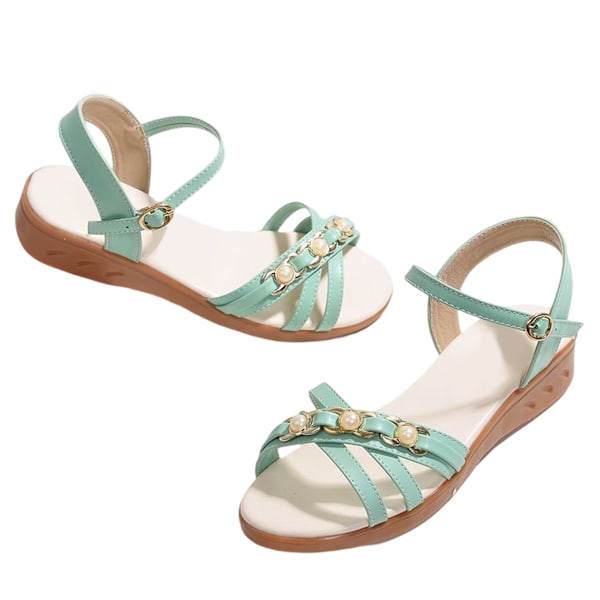 Leather Sandals Women Summer Sandals For Ladies, Casual, Soft, Fashionable