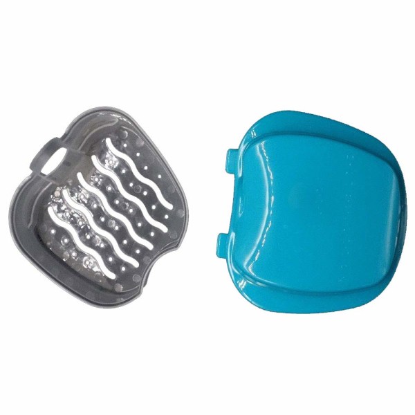 2 Pakke Farver Protes Bath Case Cup Box Holder Opbevaring Soak