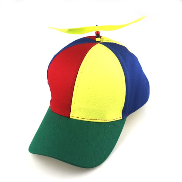 Avtakbar propeller bambus-dragefly baseballcaps for vår og sommer, solskjerm for barn og foreldre