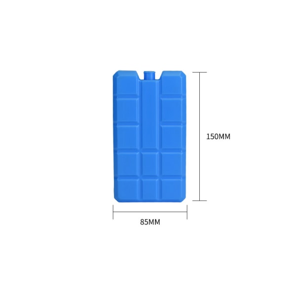 6 kpl 400 ml:n jääpakkauksen set , 6 sinistä jäähdytyselementtiä