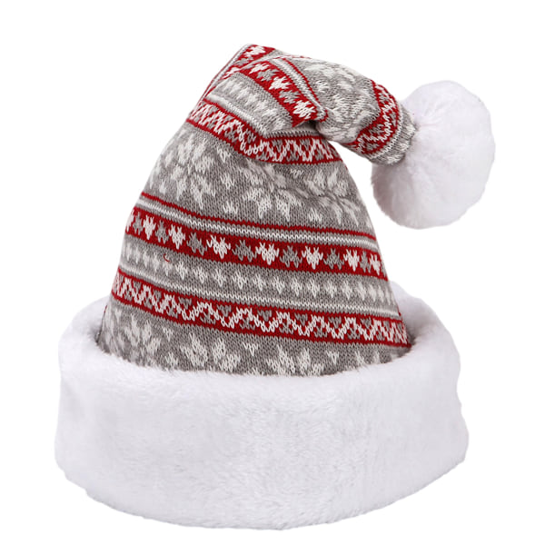 Christmas Hat Thicker Keep Warm Men Women Red Winter Hat compatible with Daily Wear