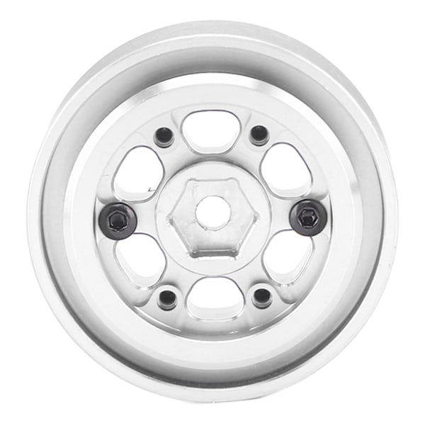 4 kpl 1,3 tuuman vanteet alumiiniseos 6 reikää vanteen navat Traxxas TRX4M 1/18 RC Crawler hopea