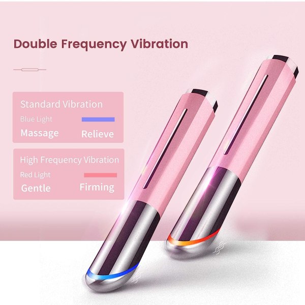 Eye Massager Pen/Stand, 45 ℃ Opvarmet Sonic Vibration Eye